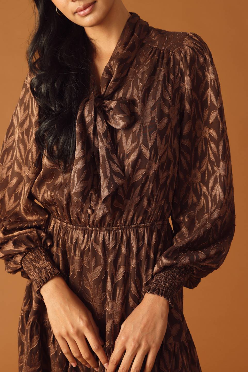 OPEN PATH ALMOND WOVEN MINI DRESS Flying Tomato